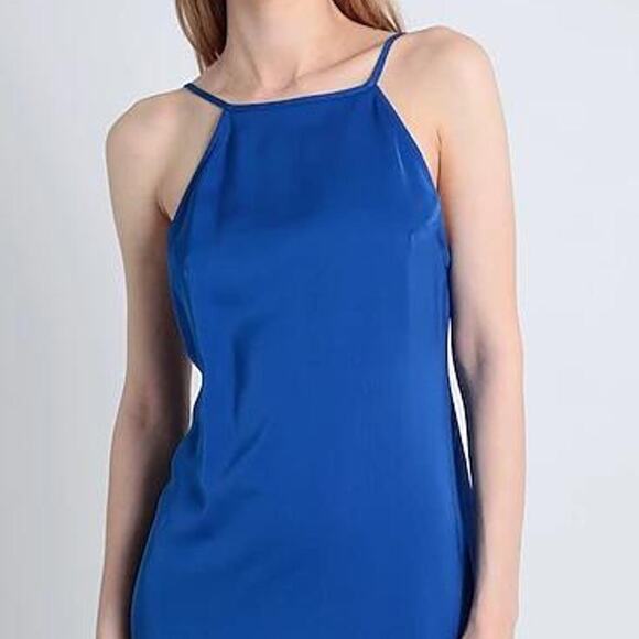 Long blue calvin klein dress - Picture 1 of 4